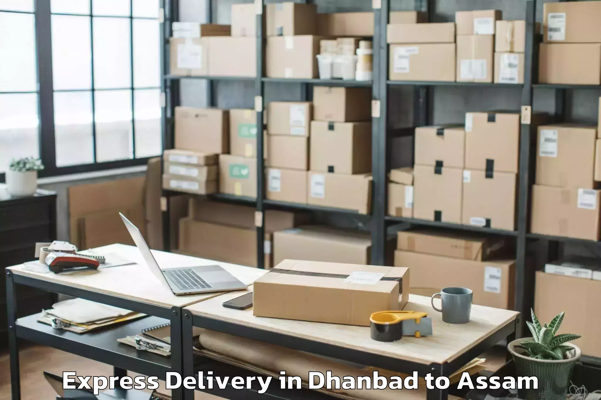 Book Dhanbad to Dhing Express Delivery Online